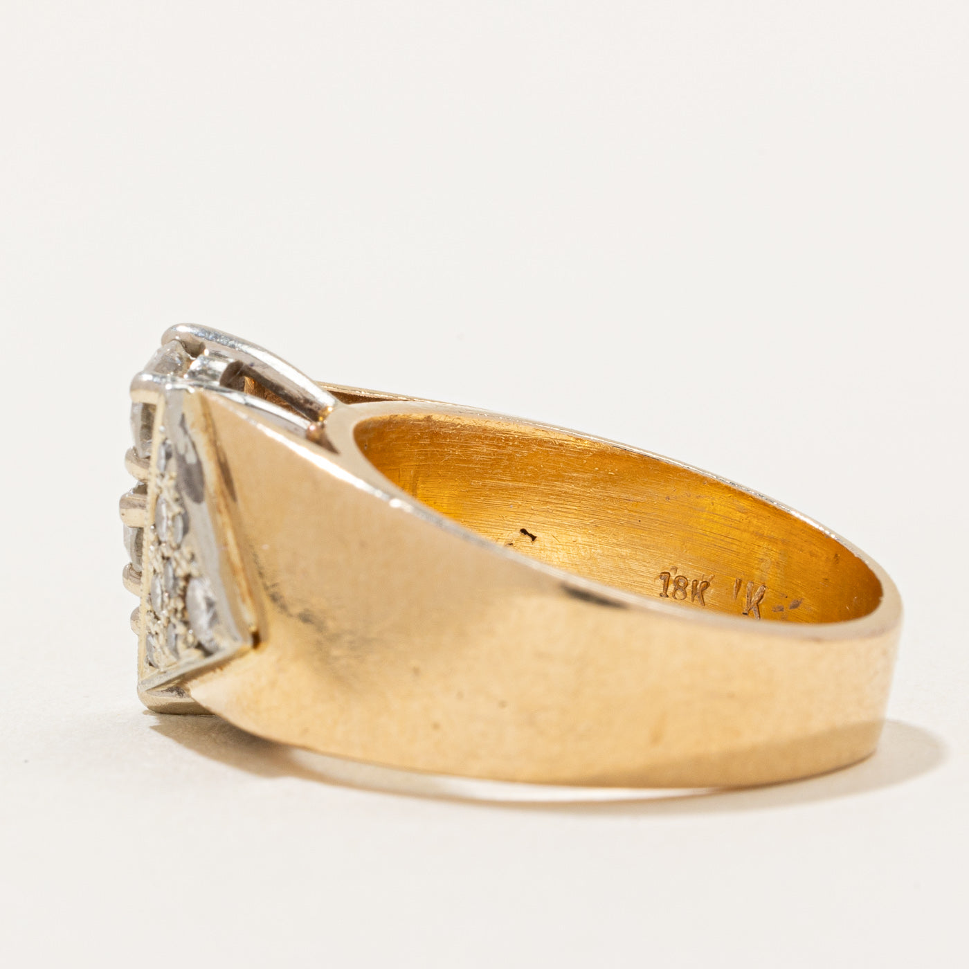 Diamond Waterfall Ring | 1.10ctw | SZ 8 |