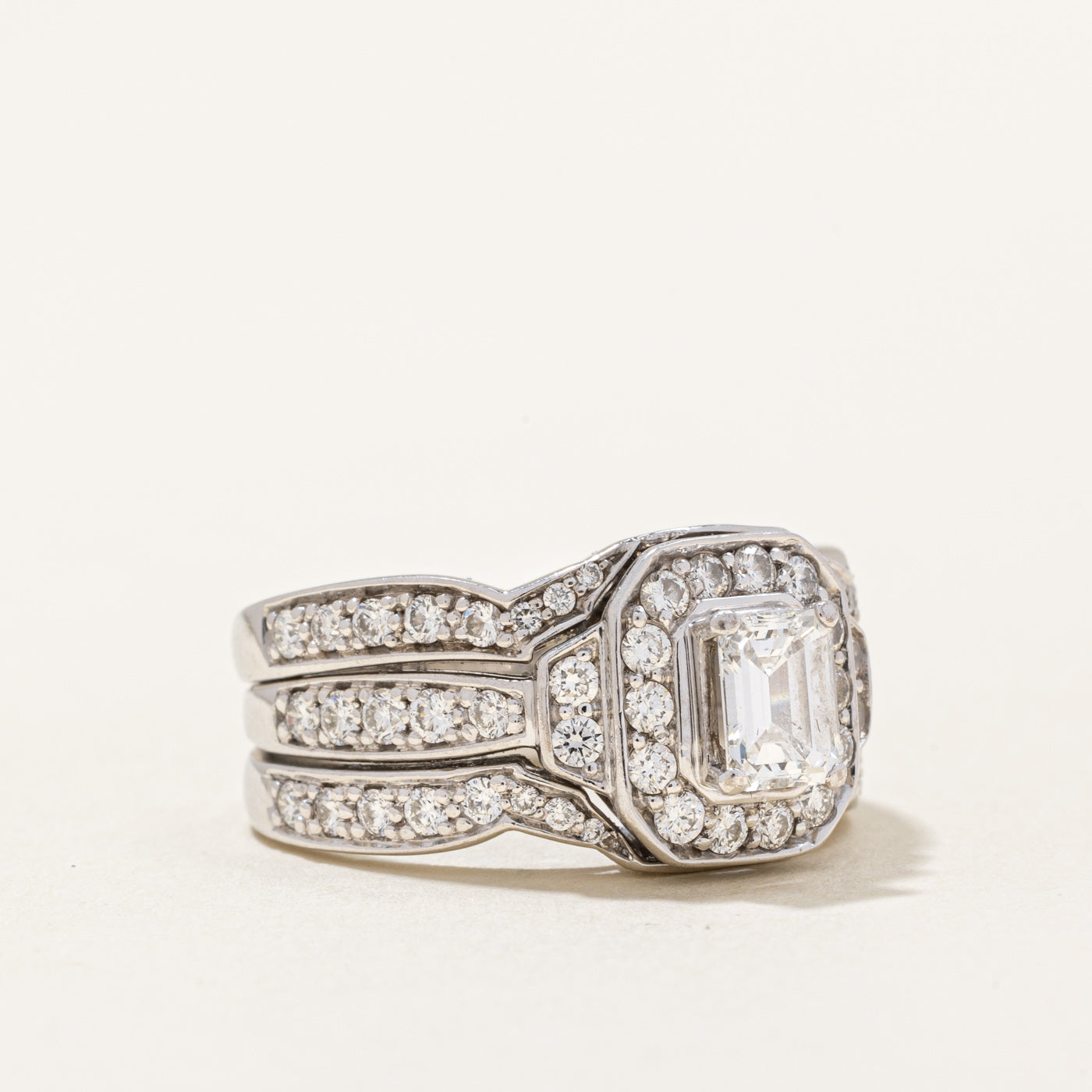 Alliance sertie de diamants | 1,00 ct | Taille 6 |