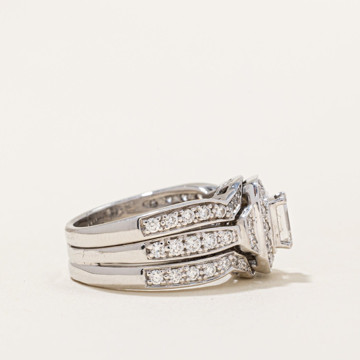 Alliance sertie de diamants | 1,00 ct | Taille 6 |