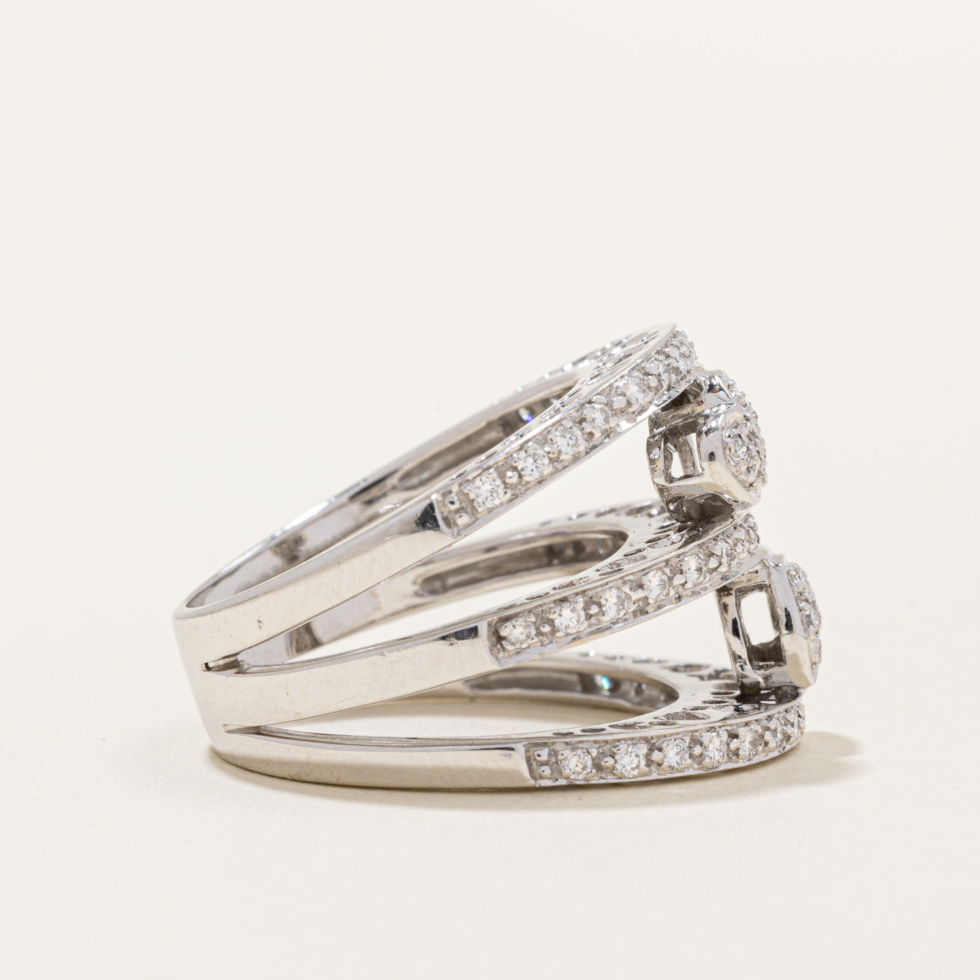 Tiered Diamond Heart Ring | 0.28ctw | SZ 7.25 |