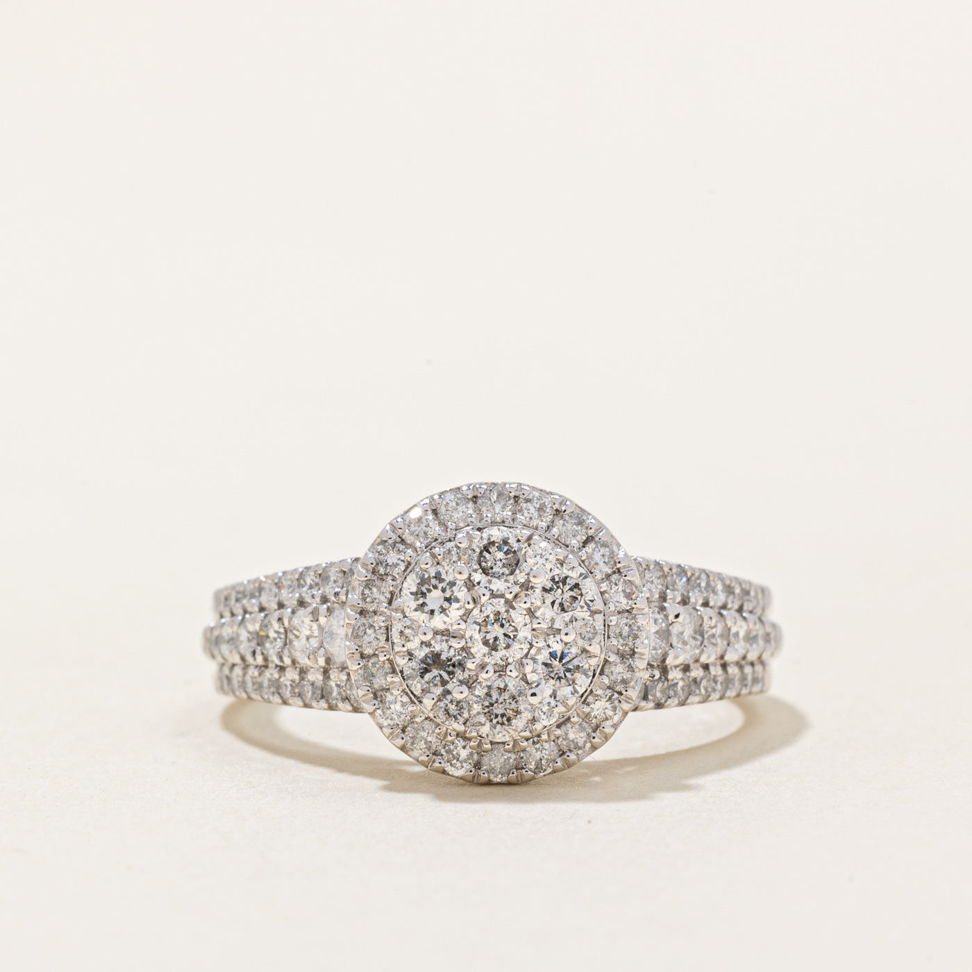 Diamond Cocktail Ring | 0.75ctw | SZ 7.25 |