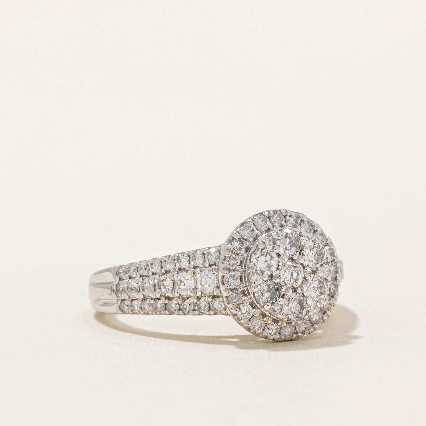 Diamond Cocktail Ring | 0.75ctw | SZ 7.25 |
