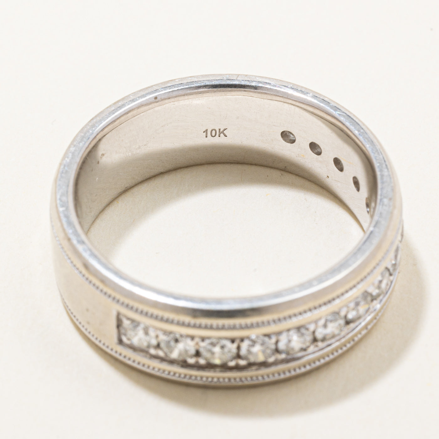 Semi Eternity Diamond Cigar Band | 1.00ctw | SZ 12.75 |