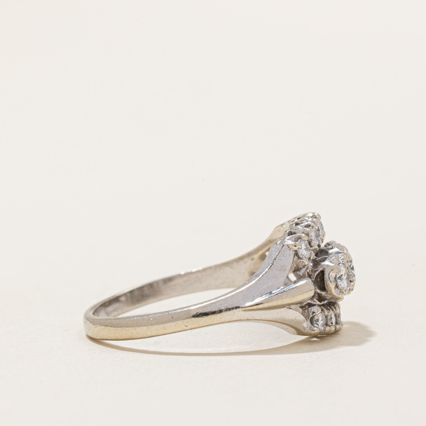 Diamond Cocktail Ring | 0.70ctw | SZ 9.75 |