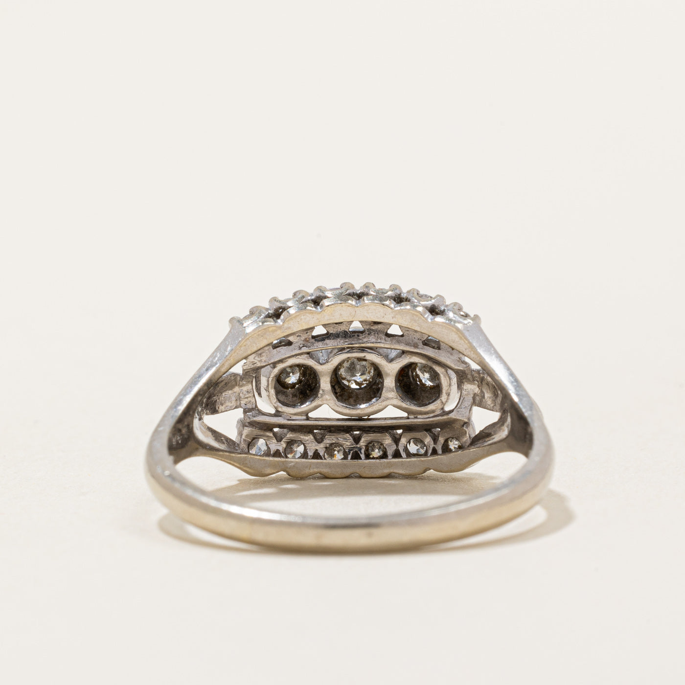 Diamond Cocktail Ring | 0.70ctw | SZ 9.75 |