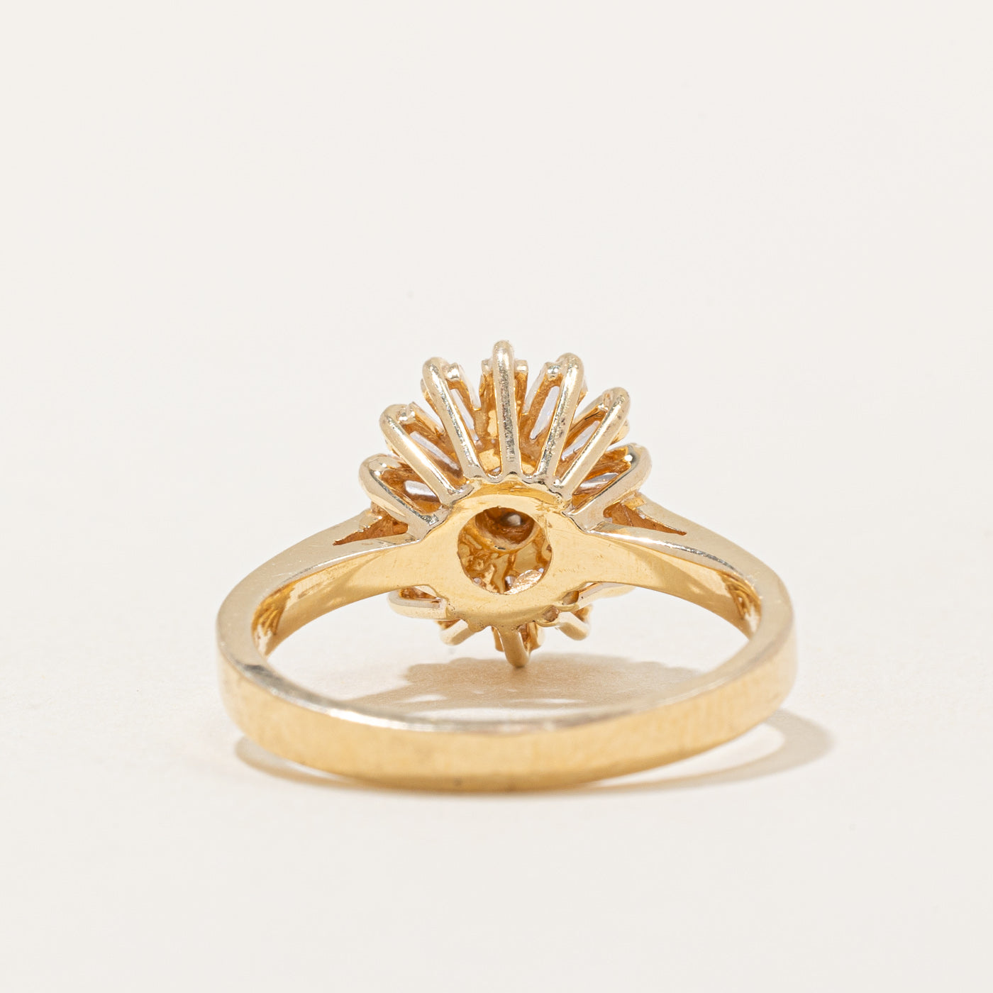 Diamond Halo Cocktail Ring | 0.44ctw | SZ 6.25 |