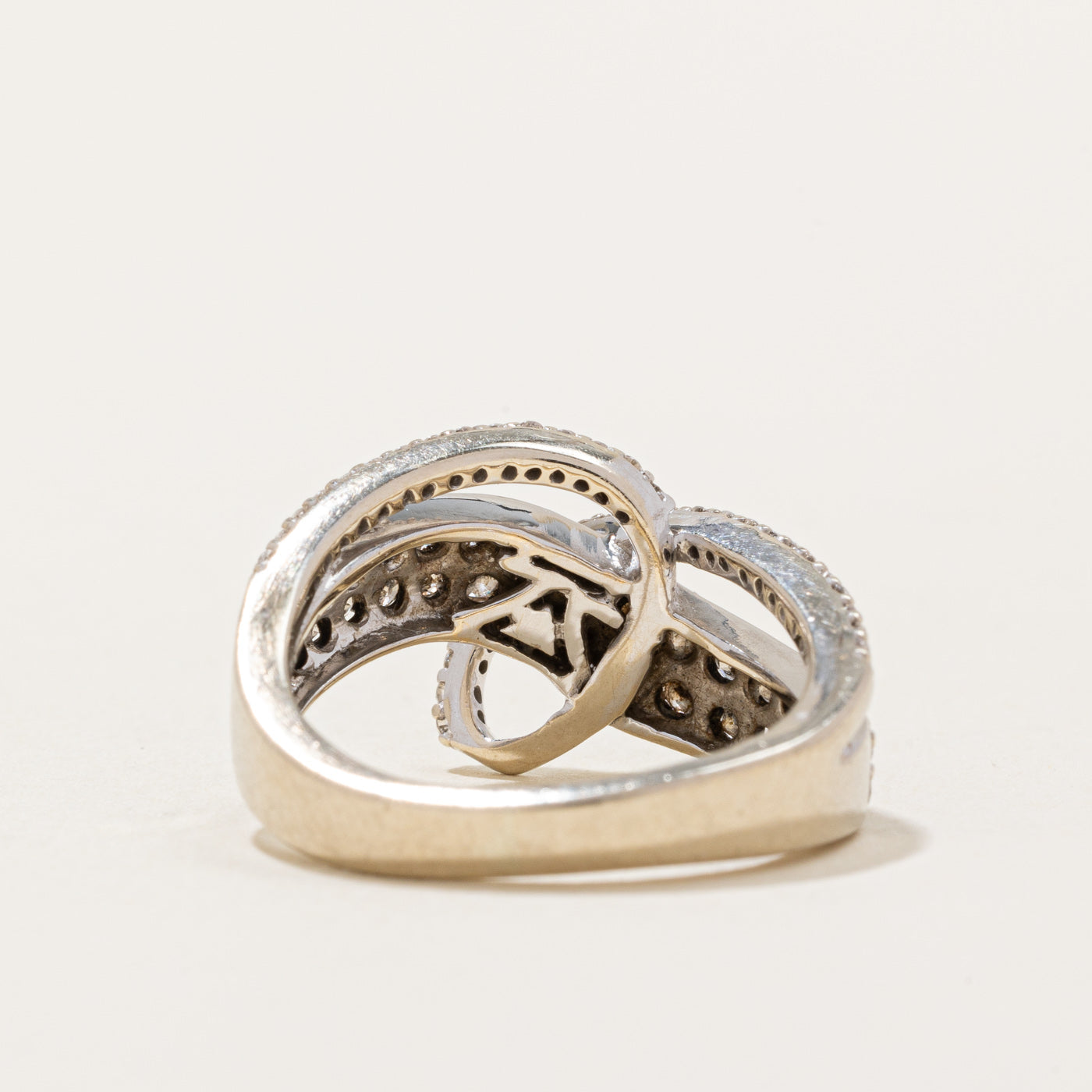 Light Brown Diamond Bypass Ring | 0.45ctw | SZ 5.25 |