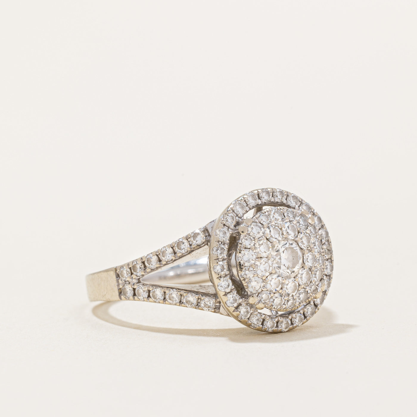 Diamond Cluster Cocktail Ring | 1.00ctw | SZ 6.5 |