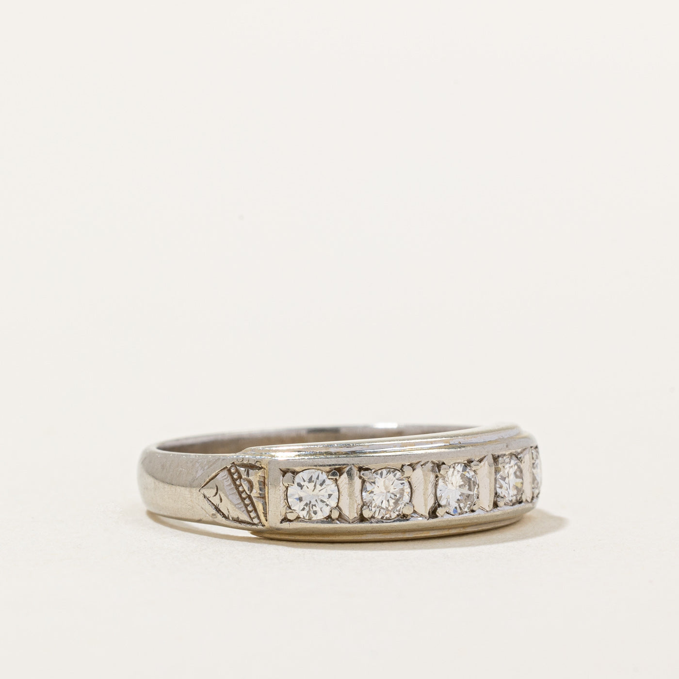 Five Stone Diamond Band | 0.30ctw | SZ 6.25 |
