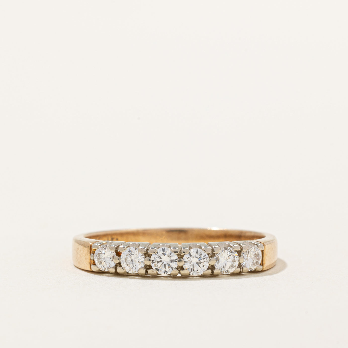 Six Stone Diamond Band | 0.40ctw | SZ 8.25 |