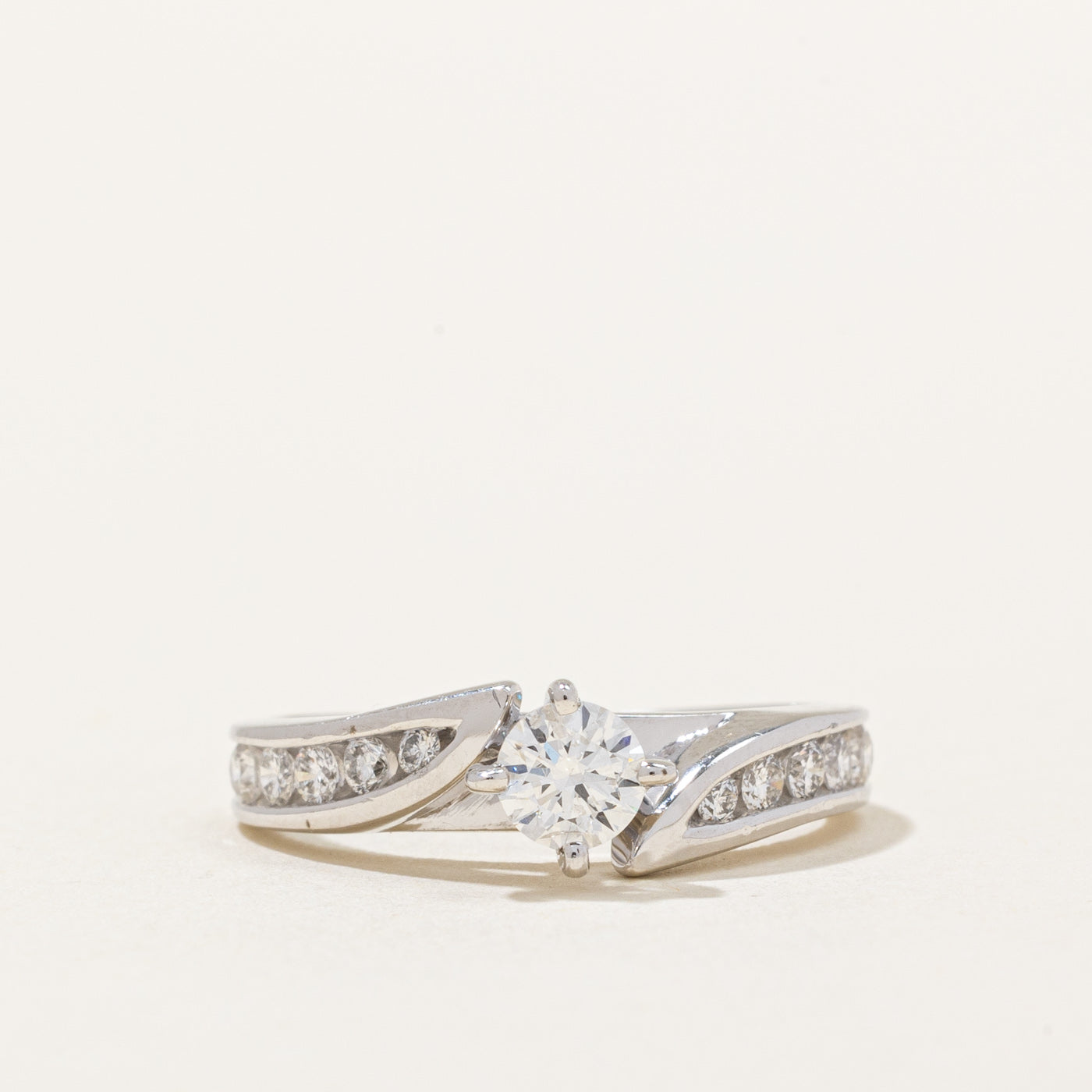 Diamond Bypass Ring | 0.50ctw | SZ 4 |