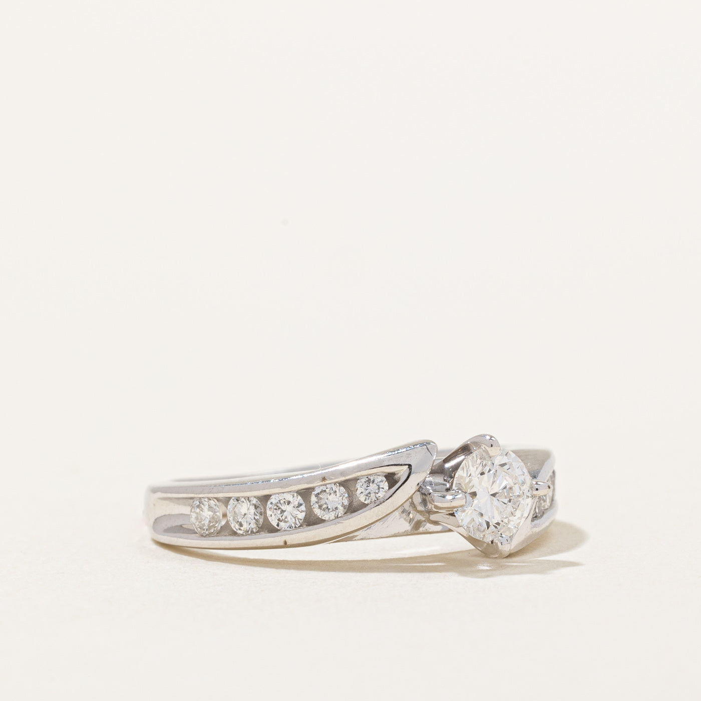 Diamond Bypass Ring | 0.50ctw | SZ 4 |