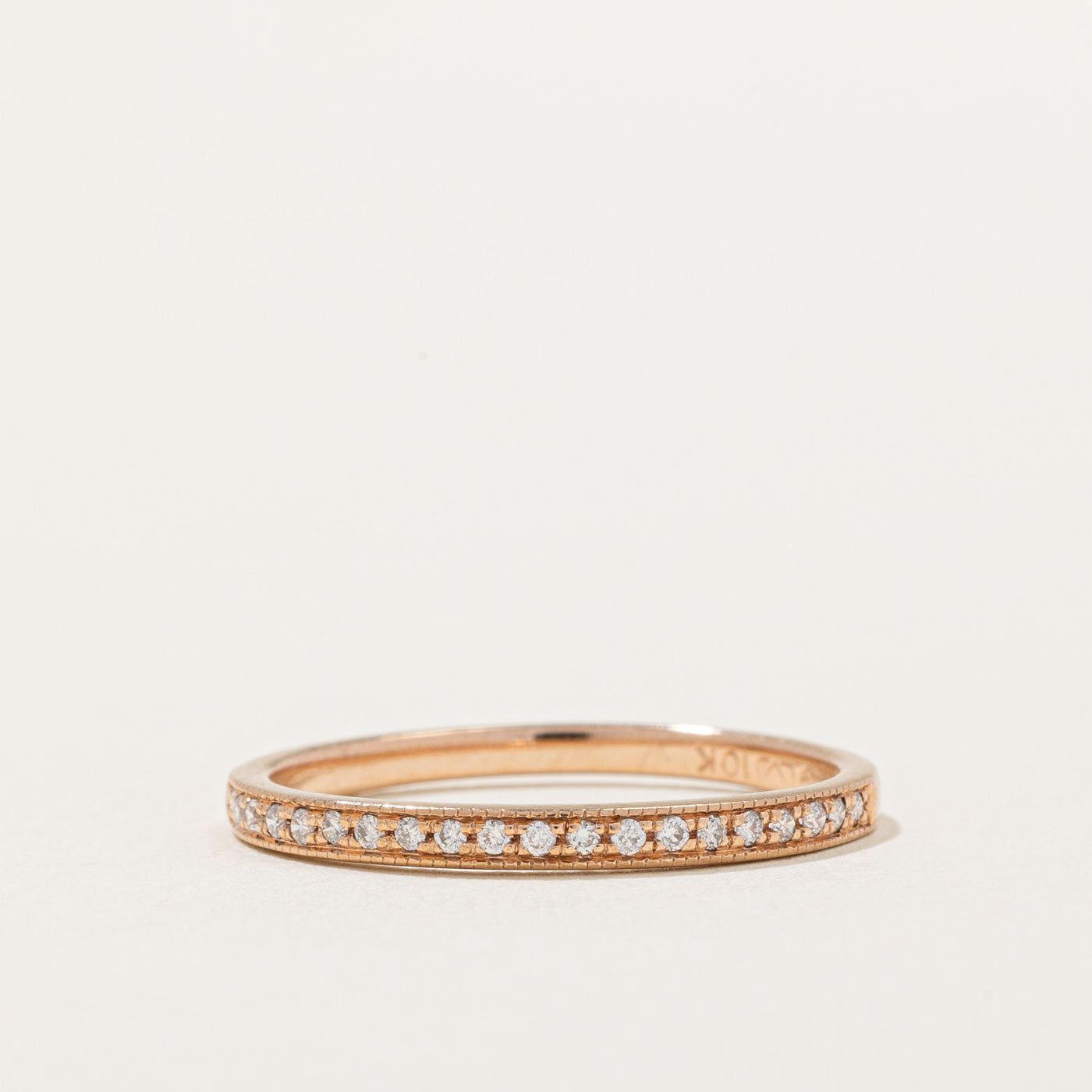 Semi Eternity Diamond Band | 0.10ctw | 1.95mm | SZ 6.75 |