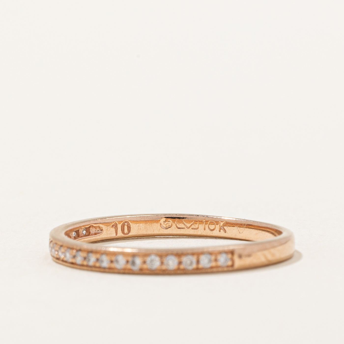 Semi Eternity Diamond Band | 0.10ctw | 1.95mm | SZ 6.75 |