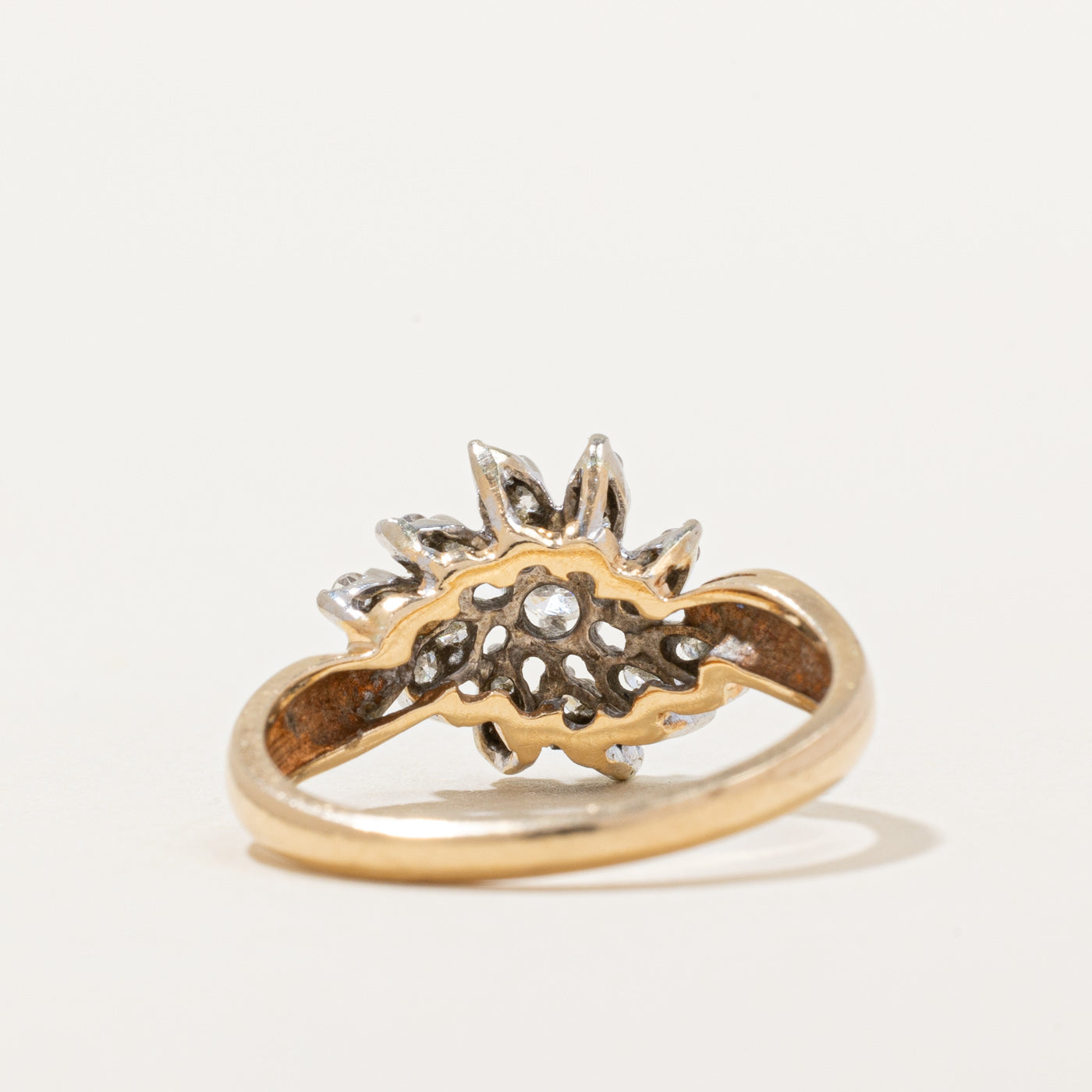 Diamond Petal Cluster Ring | 0.34ctw | SZ 6.5 |