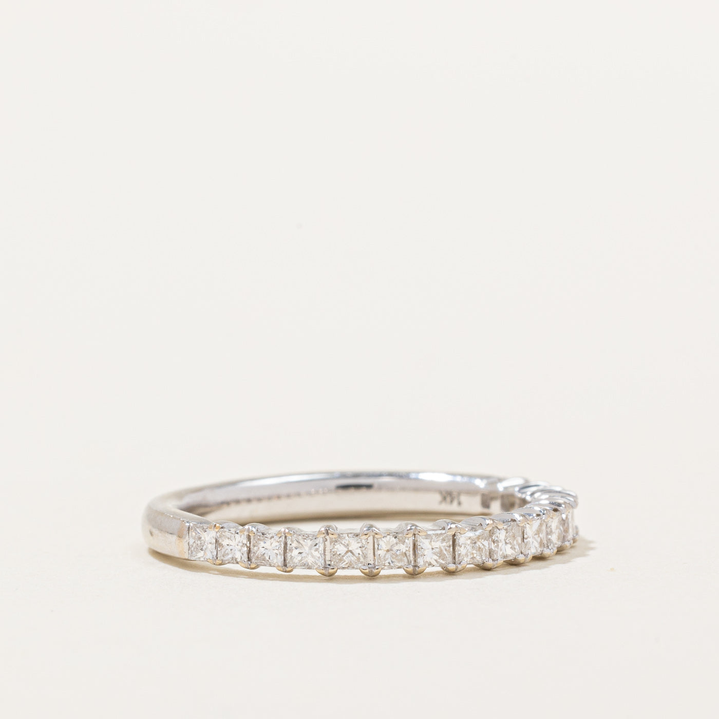 Semi Eternity Princess Cut Diamond Band | 0.35ctw | SZ 6 |