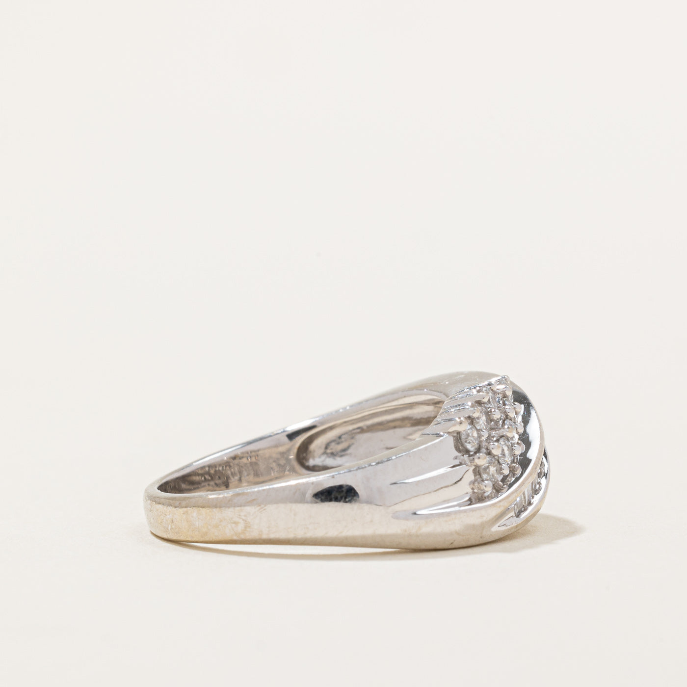 Diamond Waterfall Ring | 0.47ctw | SZ 6.75 |