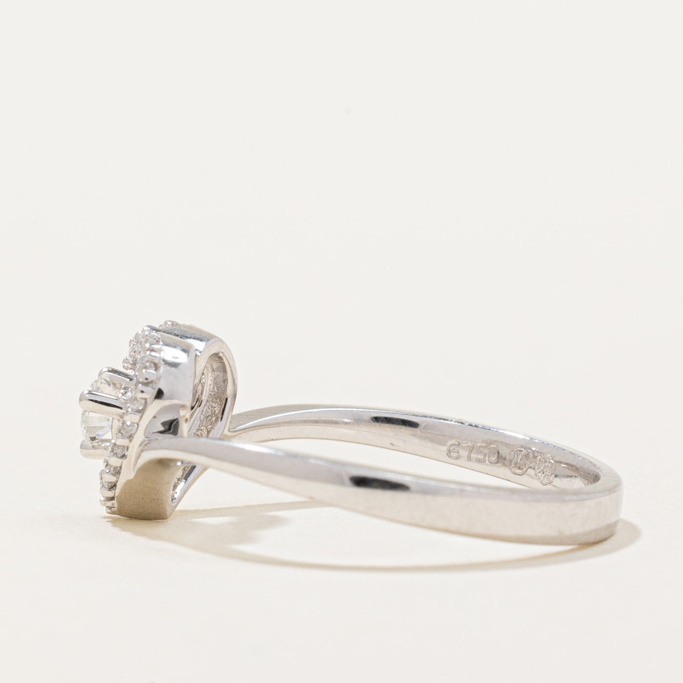 Diamond Open Heart Ring | 0.22ctw | SZ 5.75 |