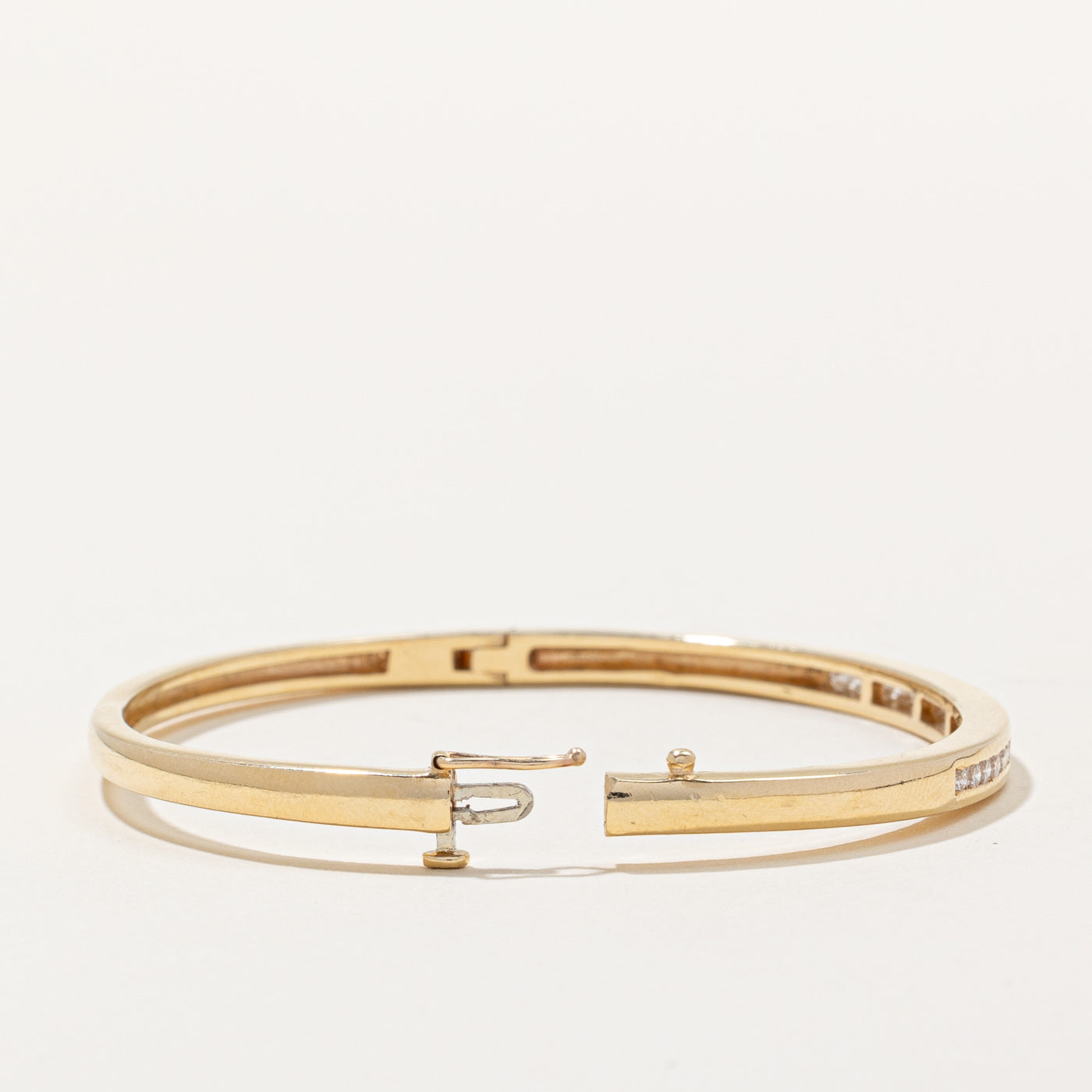 Channel Set Diamond Bangle | 0.50ctw | 7" |