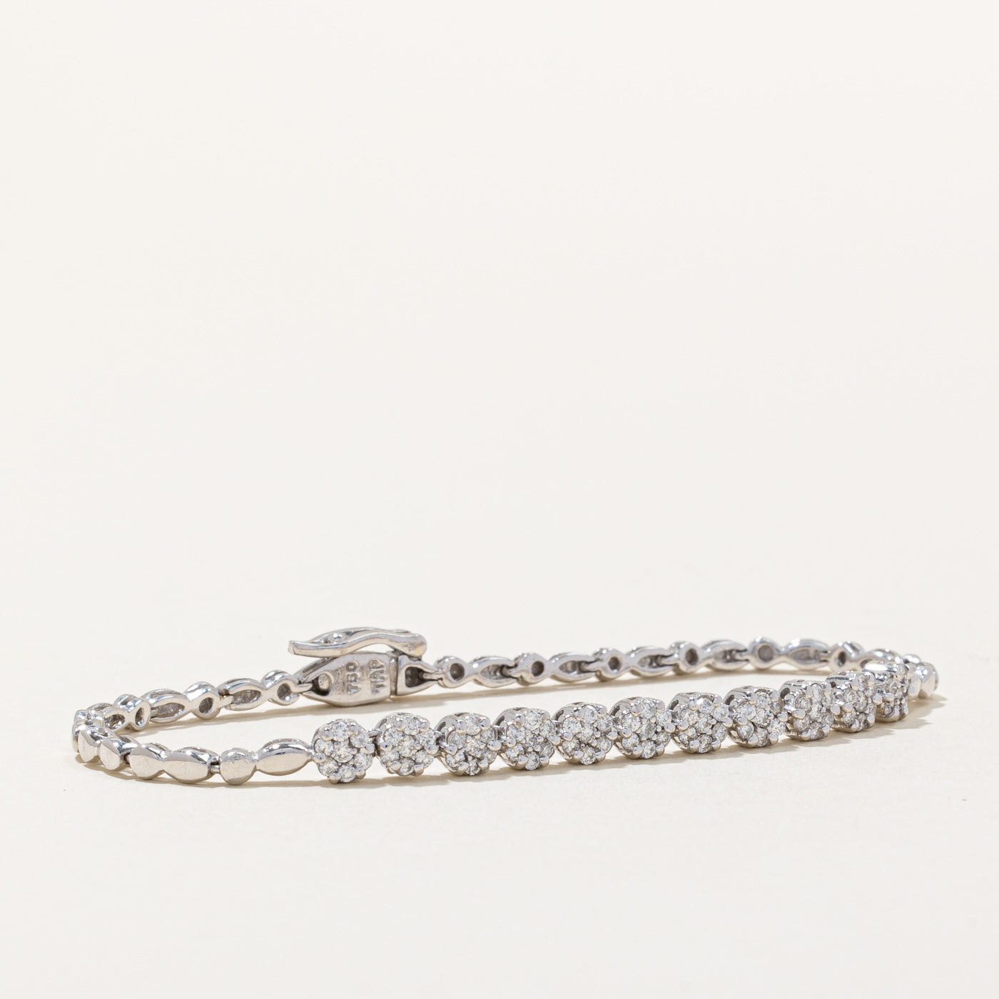 Diamond Cluster Bracelet | 0.50ctw | 6.25" |