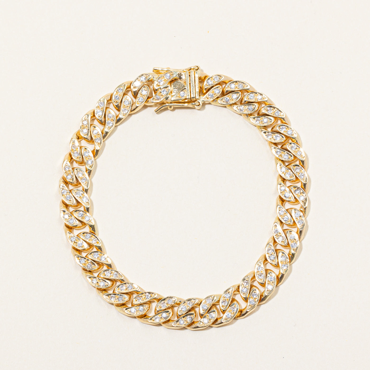 Diamond Cuban Link Bracelet | 1.13ctw | 6.25" |