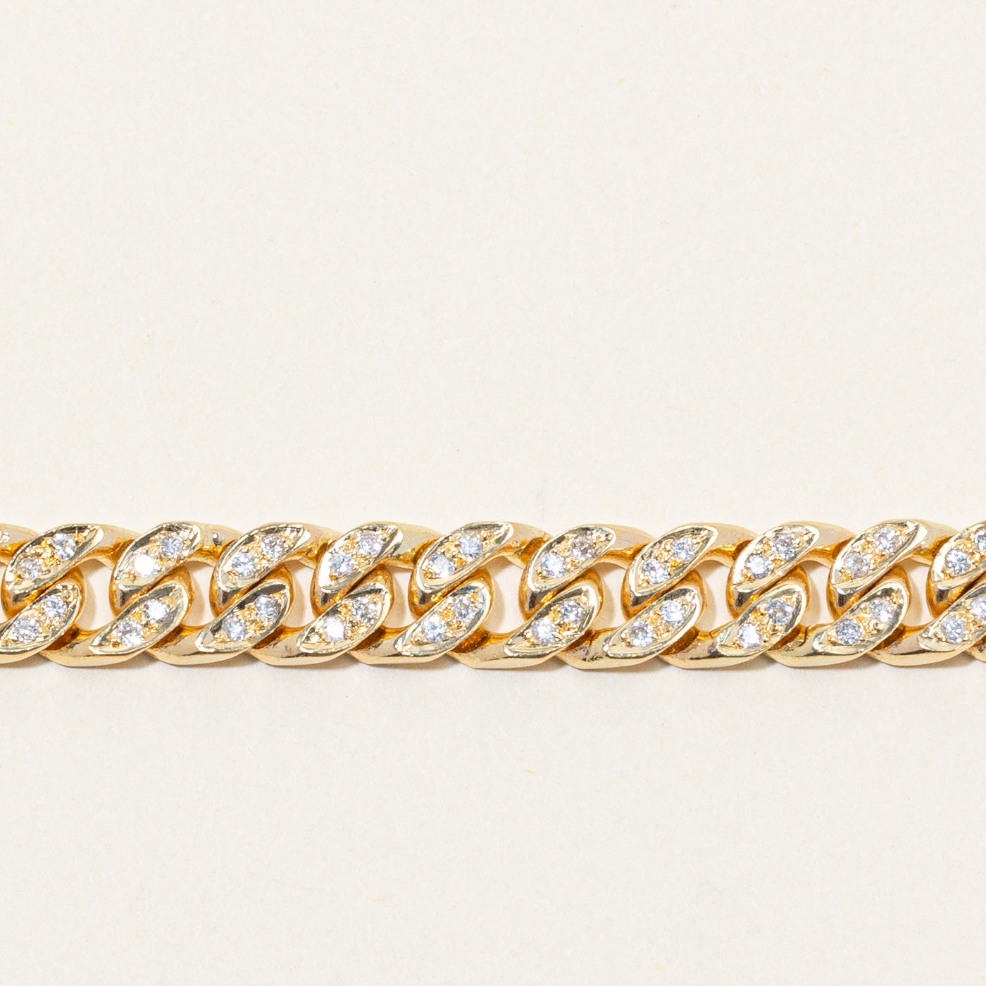 Diamond Cuban Link Bracelet | 1.13ctw | 6.25" |