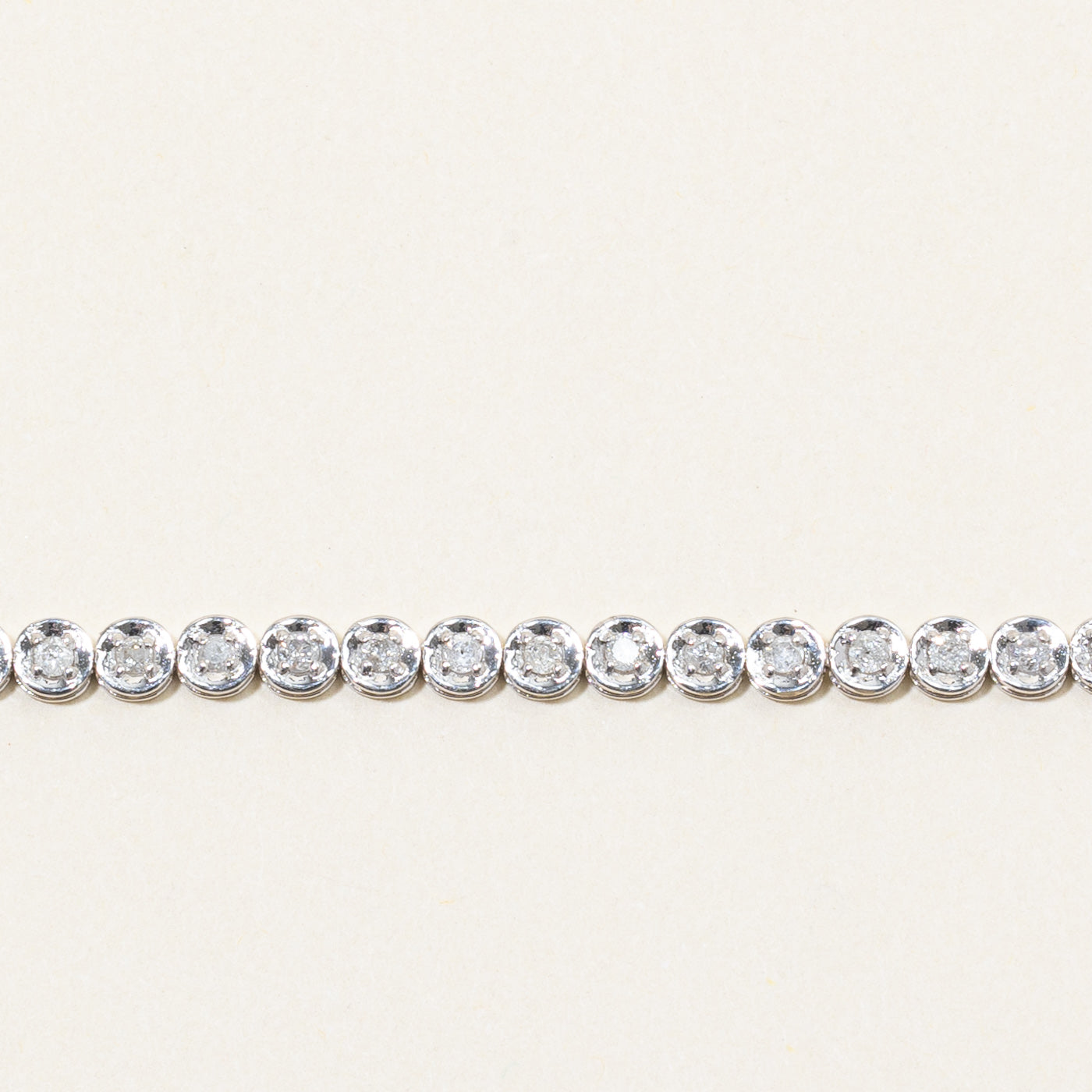 Illusion Set Diamond Tennis Bracelet | 1.00ctw | 7" |