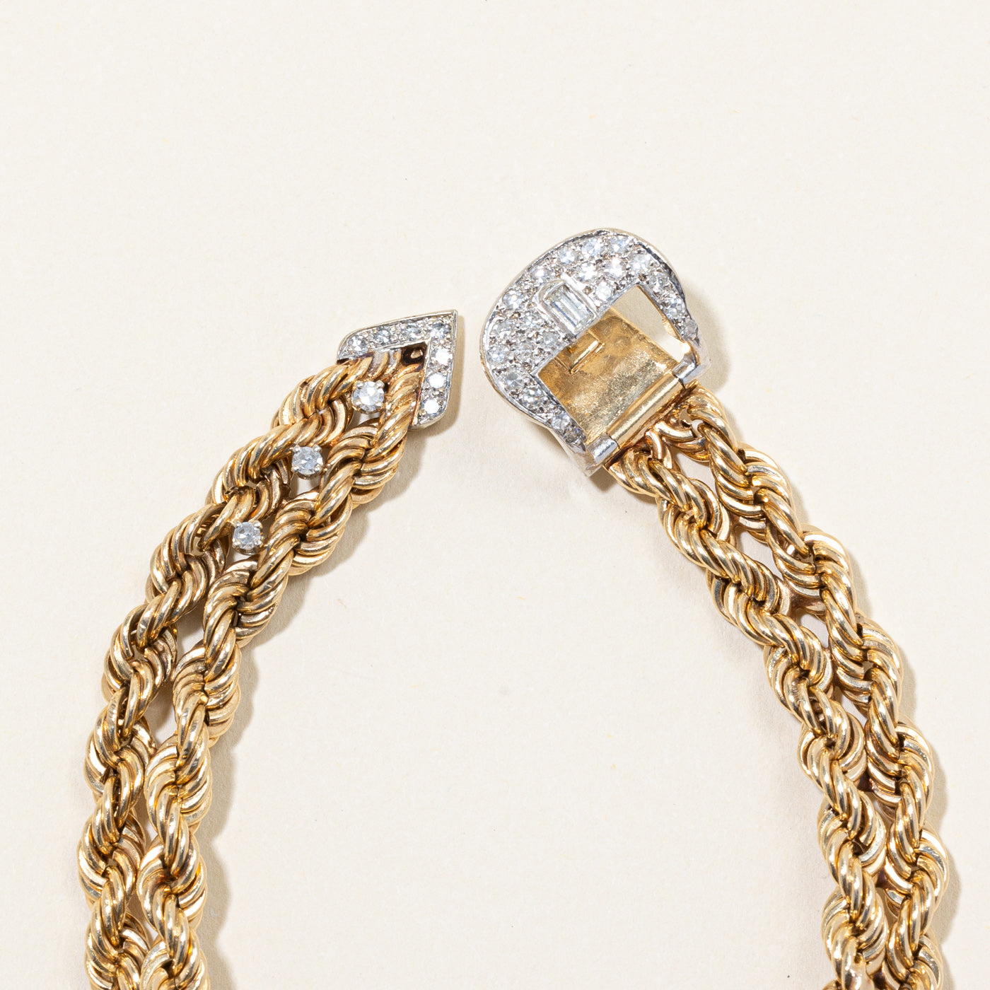 Bracelet à boucle de ceinture en diamant | 0,42 ct | 6,5 po |