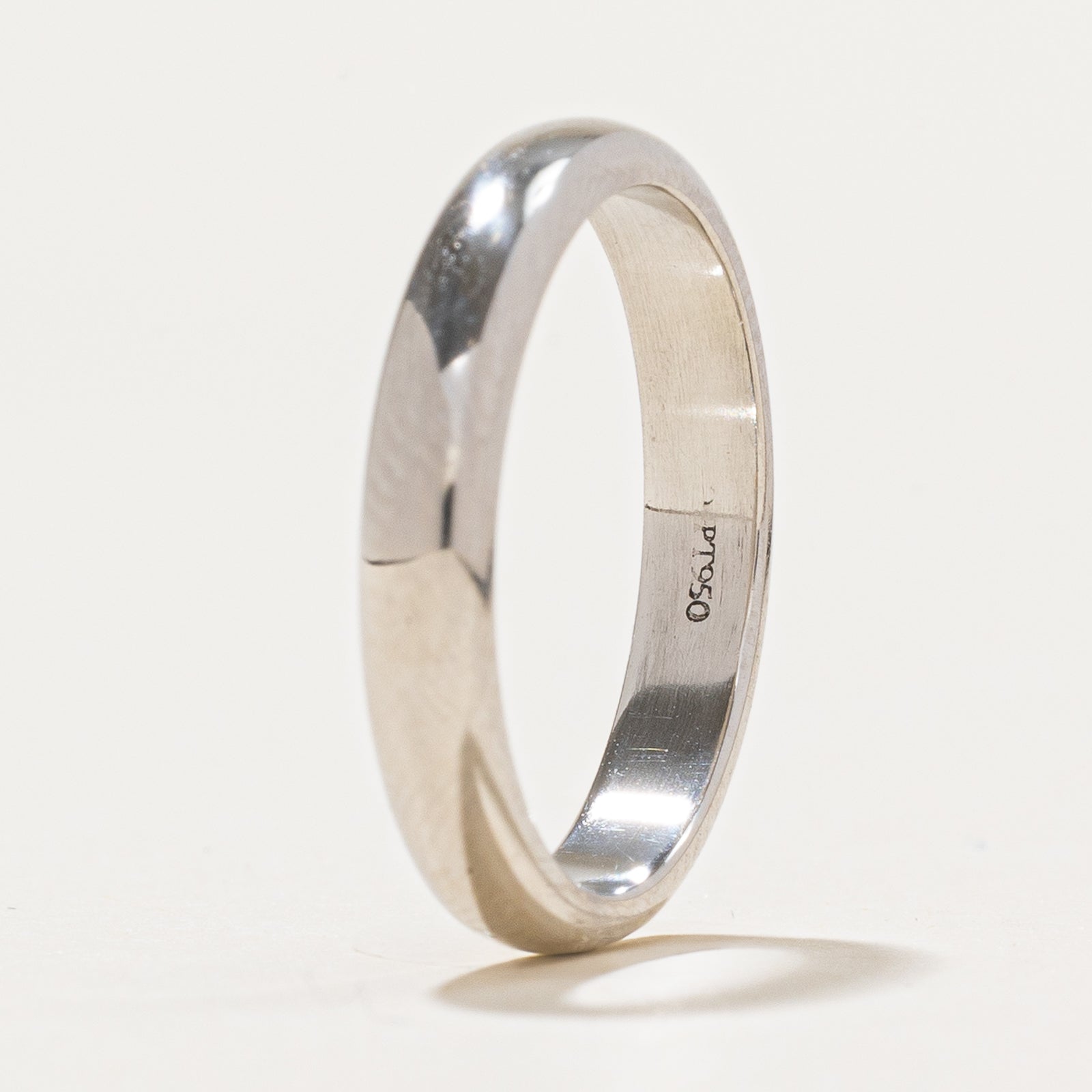 Platinum Plain Wedding Band | SZ 4.5 |