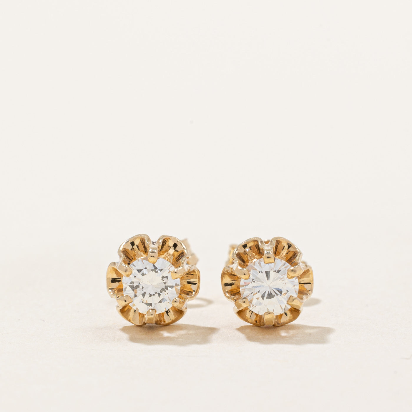 Claw Set Diamond Studs | 0.46ctw |