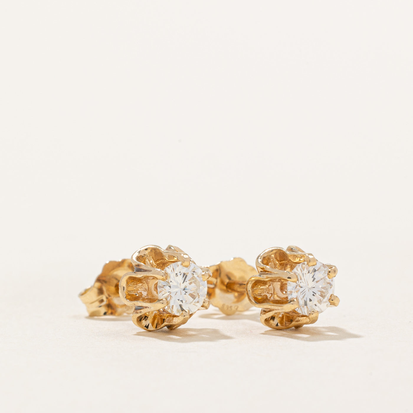 Claw Set Diamond Studs | 0.46ctw |