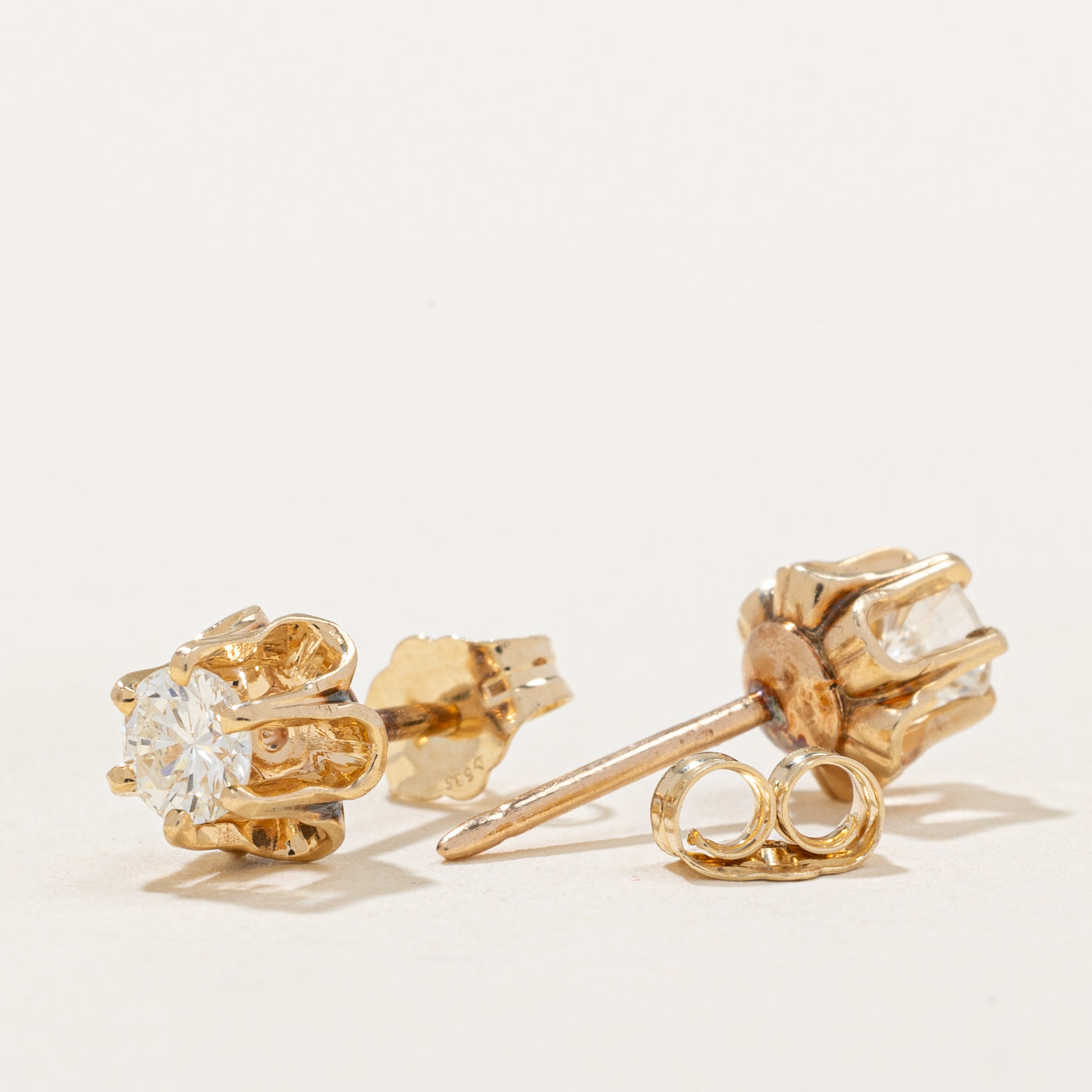 Claw Set Diamond Studs | 0.46ctw |