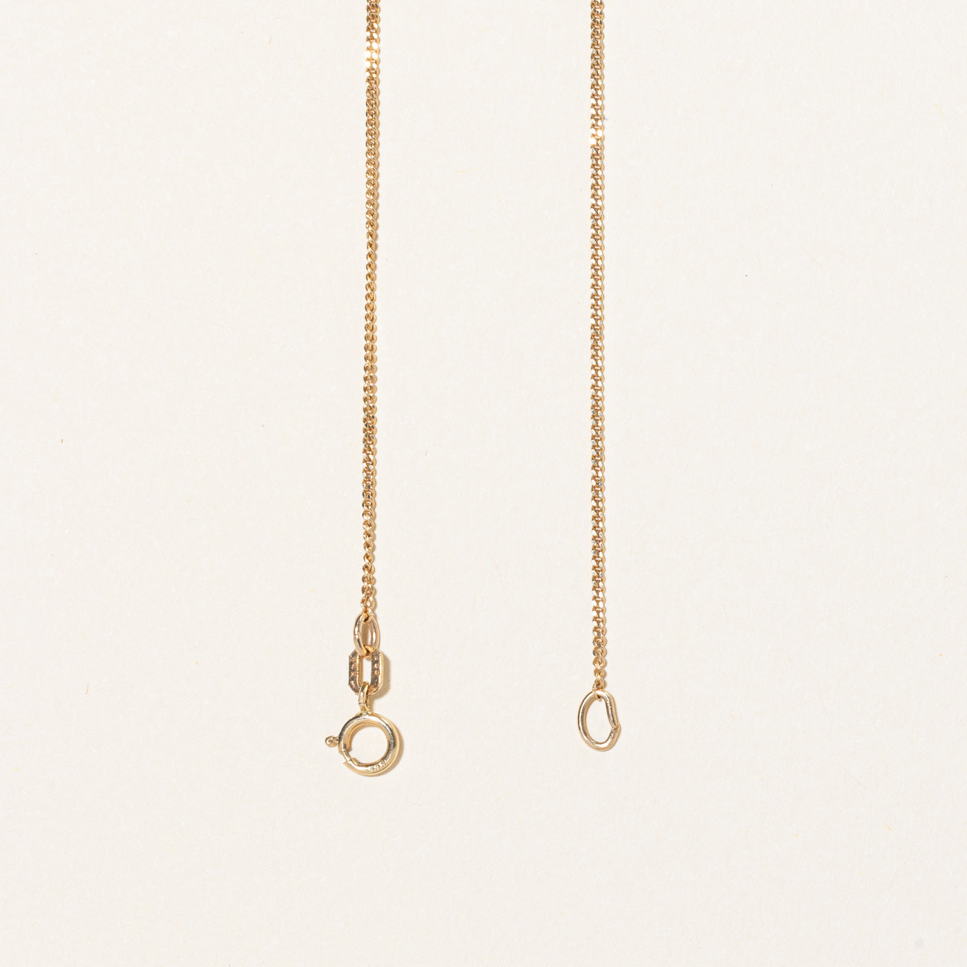 Solitaire Diamond Pendant Necklace | 0.22ct | 18"|