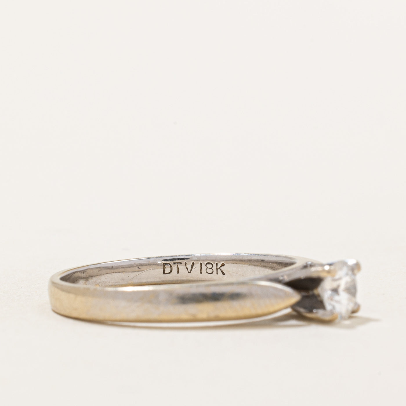 Solitaire Diamond Ring | 0.31ct | SZ 7.5 |
