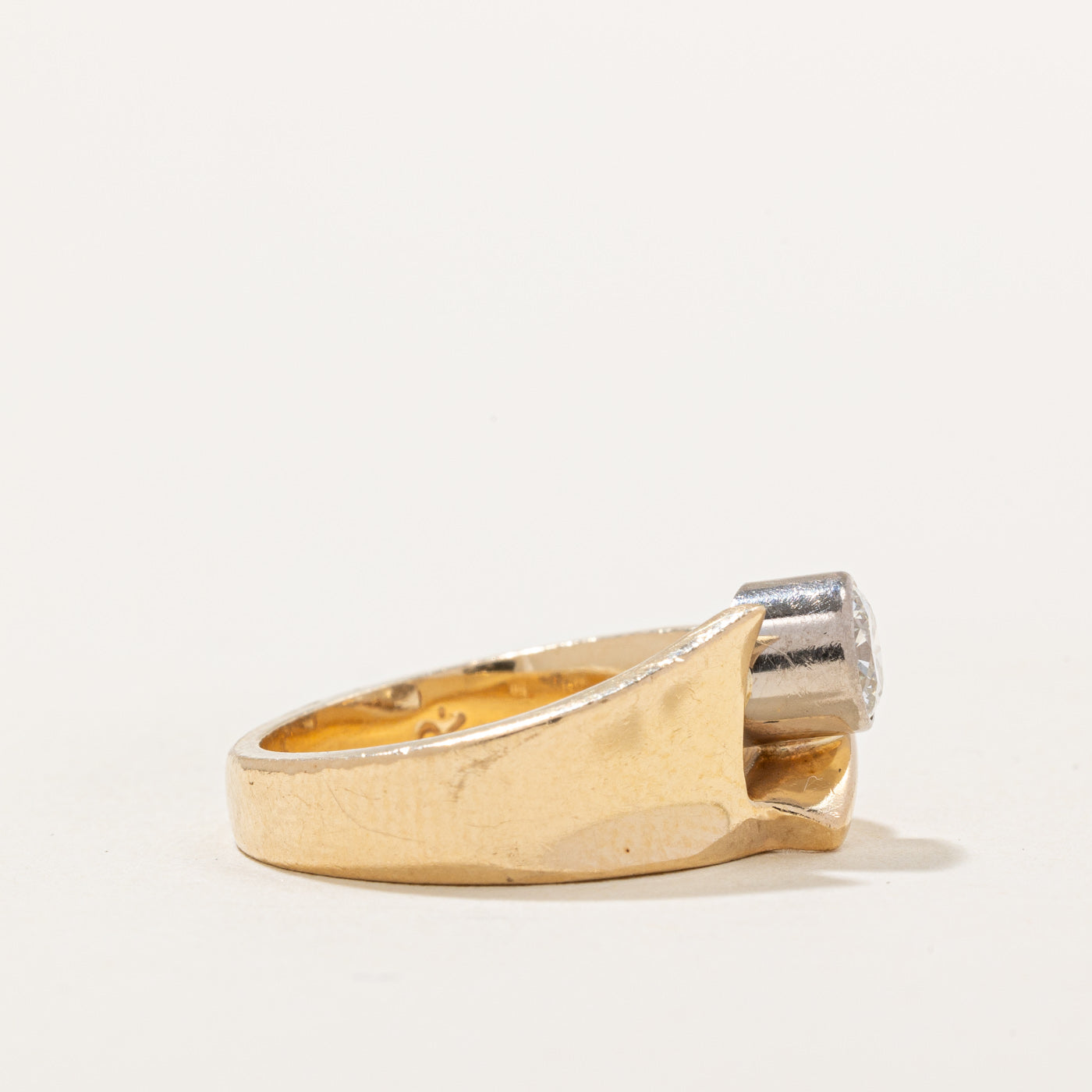 Bezel Set Diamond Ring | 0.45ct | SZ 5.5 |