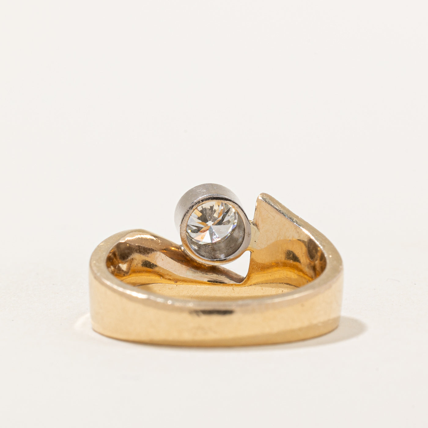 Bezel Set Diamond Ring | 0.45ct | SZ 5.5 |