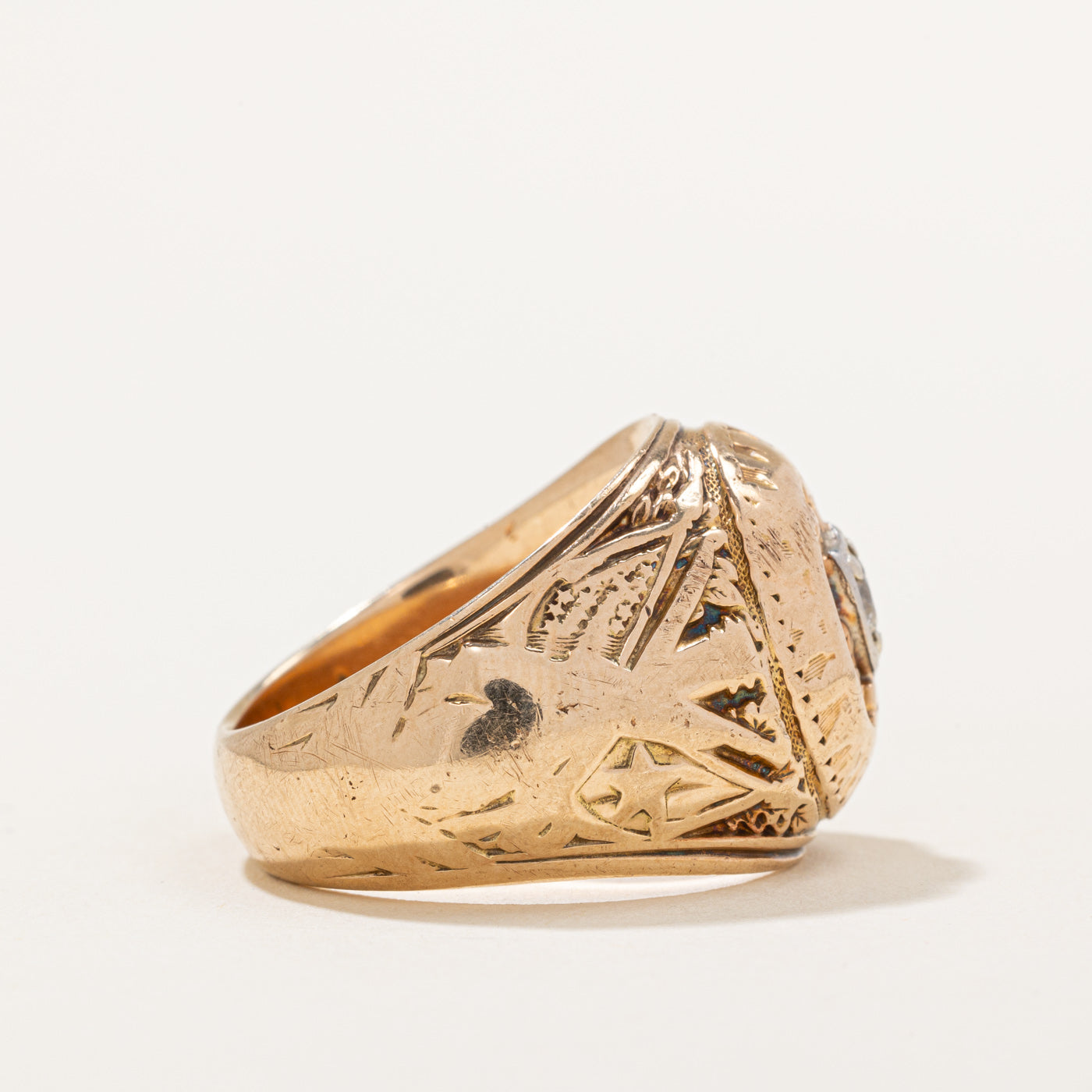 Diamond Dome Ring | 0.24ct | SZ 9.75 |