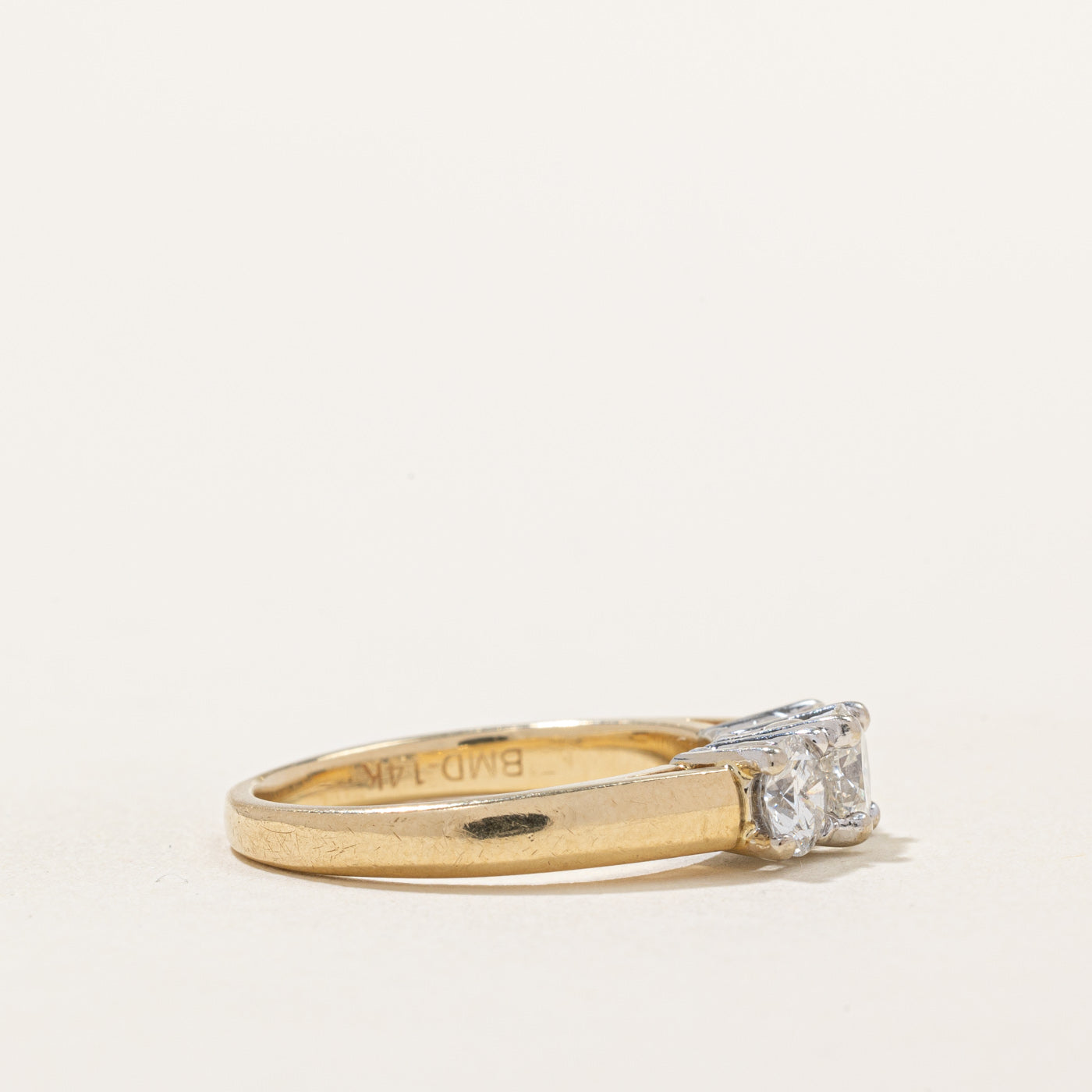 Three Stone Diamond Ring | 0.98ctw | SZ 6 |