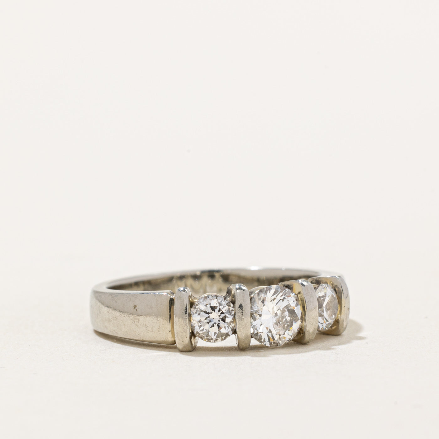 Three Stone Diamond Ring | 0.64ctw | SZ 5 |