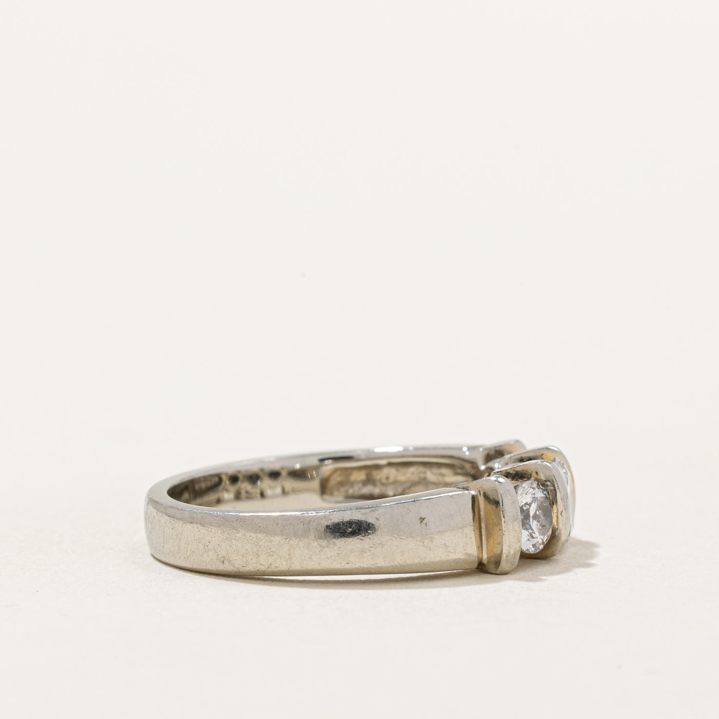 Three Stone Diamond Ring | 0.64ctw | SZ 5 |