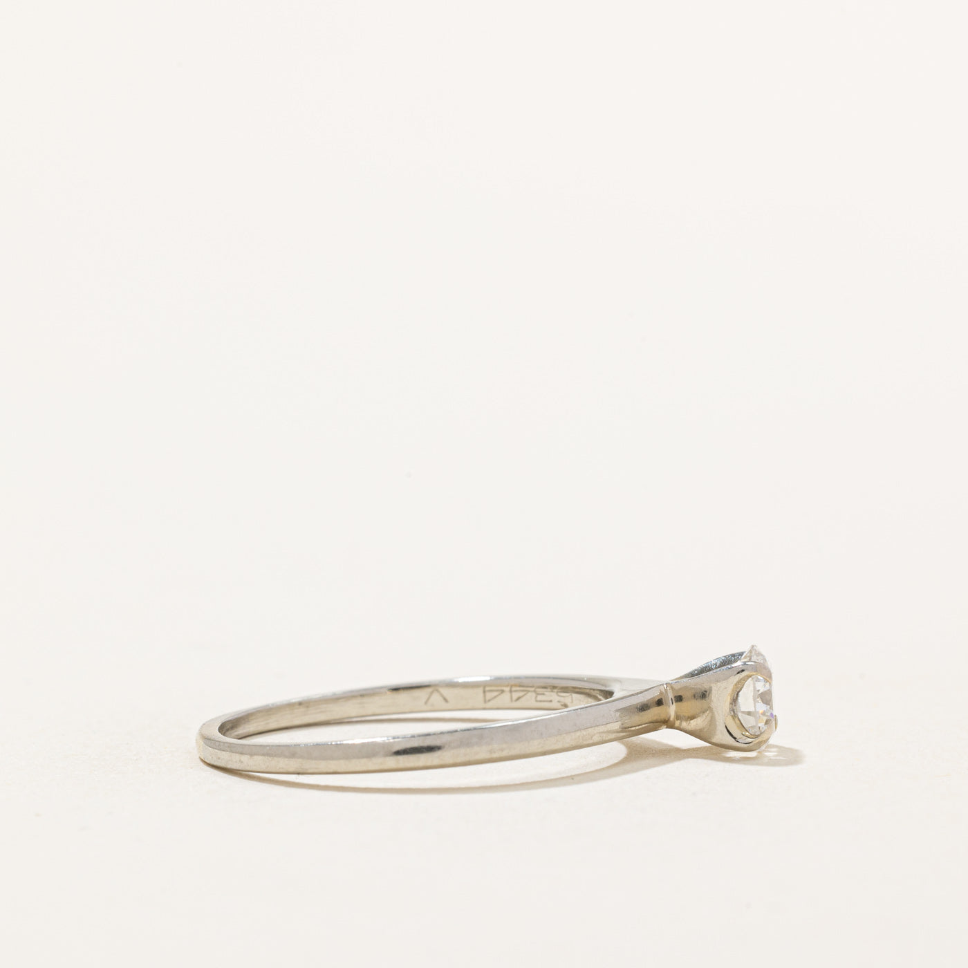 Solitaire Diamond Ring | 0.41ct | SZ 7.5 |
