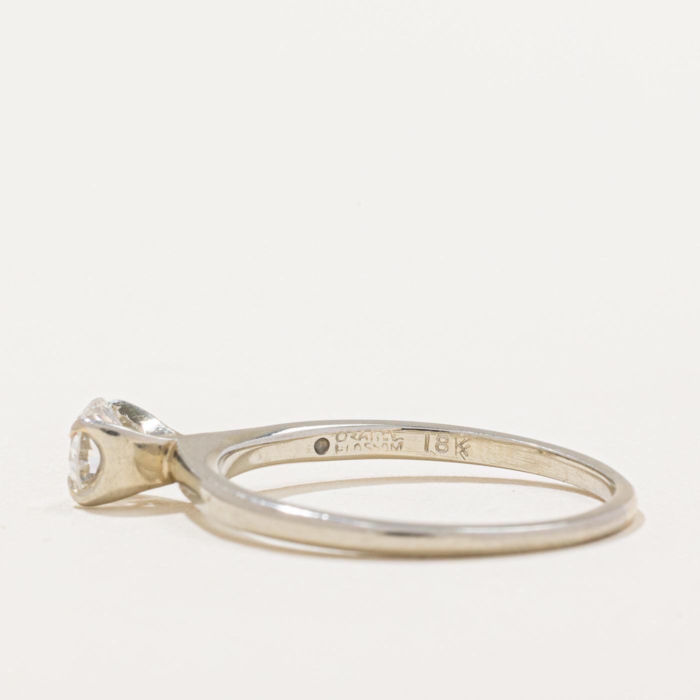 Solitaire Diamond Ring | 0.41ct | SZ 7.5 |