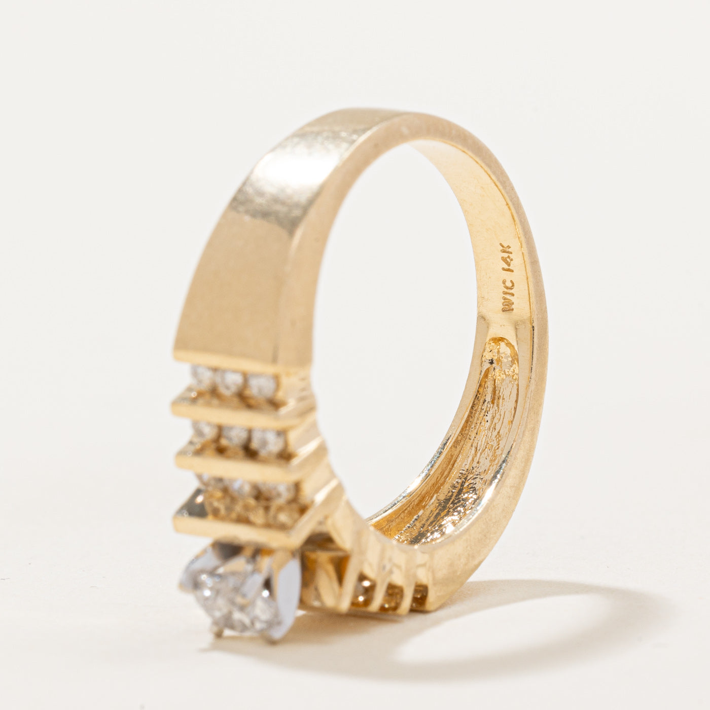 Channel Set Diamond Ring | 0.48ctw | SZ 6.75 |