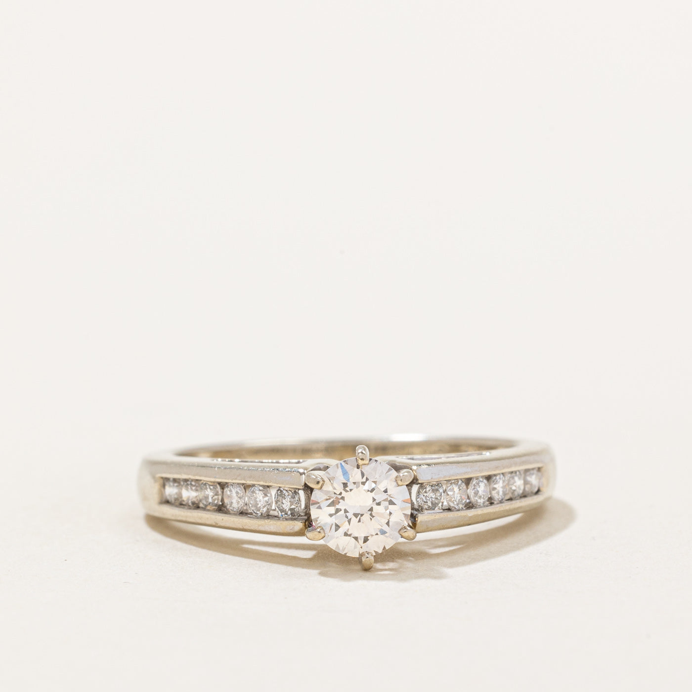 High Set Diamond Engagement Ring | 0.55ctw | SZ 6.75 |