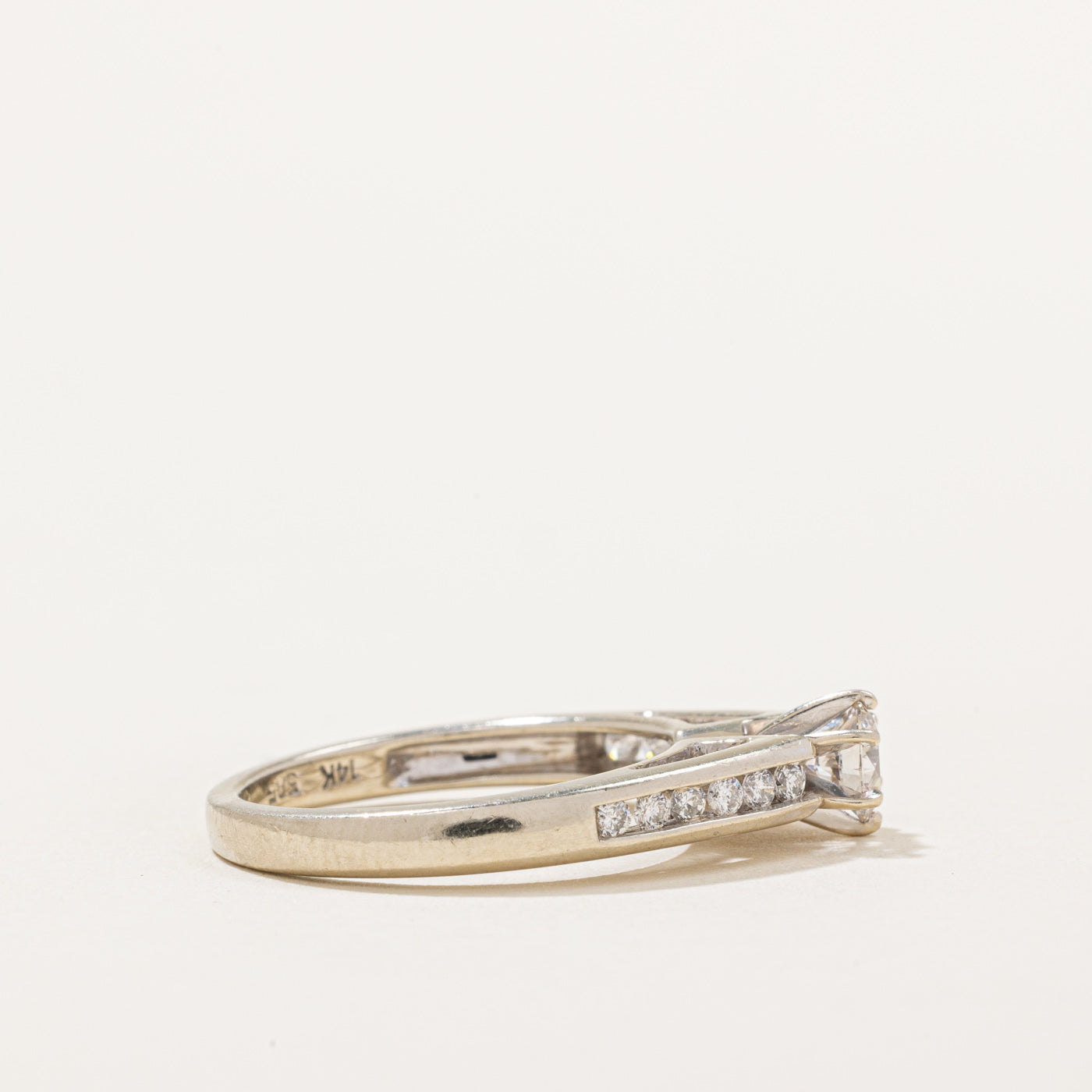 High Set Diamond Engagement Ring | 0.55ctw | SZ 6.75 |