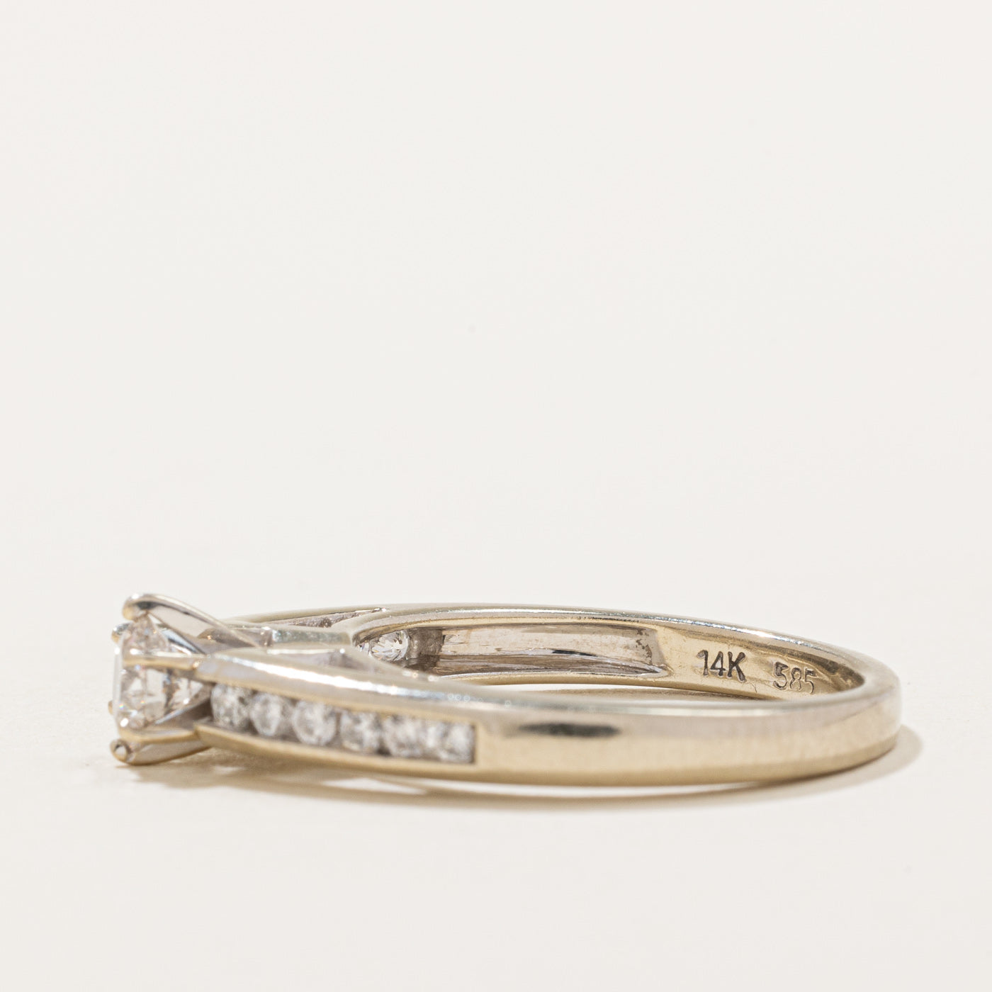 High Set Diamond Engagement Ring | 0.55ctw | SZ 6.75 |