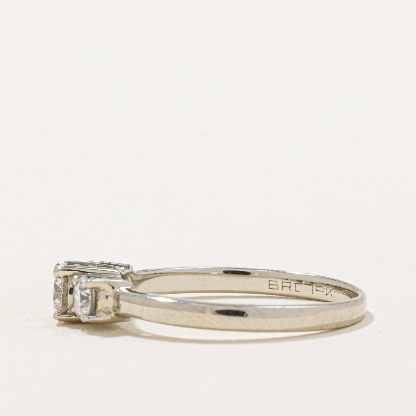 Three Stone Diamond Ring | 0.46ctw | SZ 5.5 |