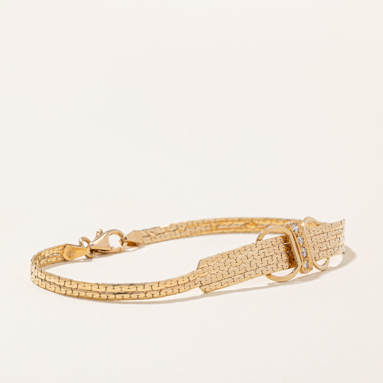 Four Stone Diamond Bracelet | 0.09ctw | 7" |