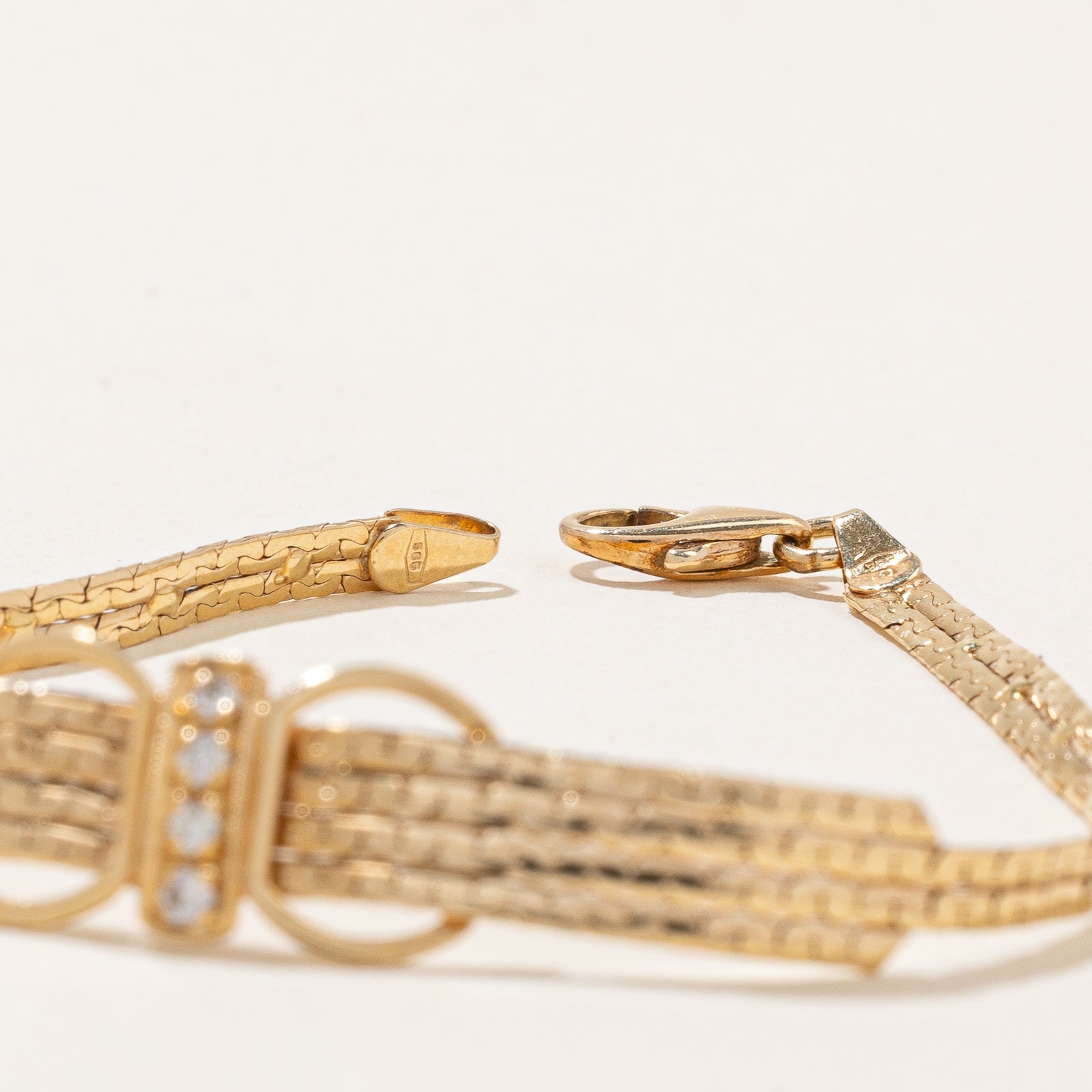 Four Stone Diamond Bracelet | 0.09ctw | 7" |