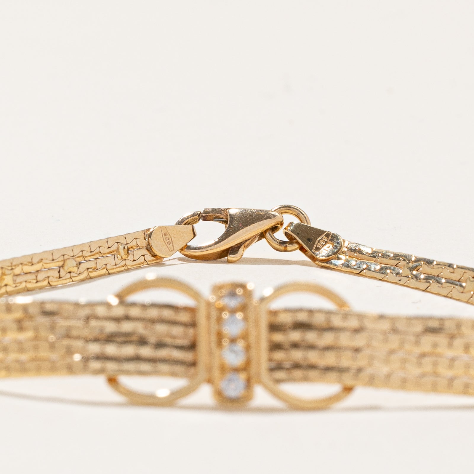Four Stone Diamond Bracelet | 0.09ctw | 7" |
